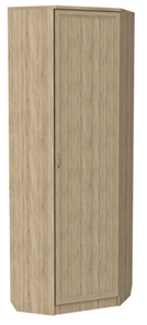 Распашной шкаф 402 угловой со штангой, цвет Дуб Сонома в Брянске
