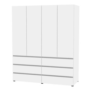 Шкаф 4-х дверный Erik H333 (Белый) в Брянске
