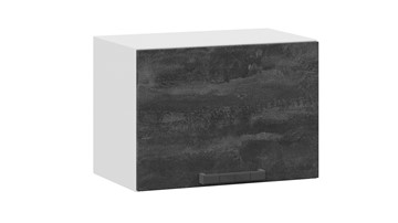Навесной кухонный шкаф Детройт 1В5Г (Белый/Угольный Камень) в Брянске