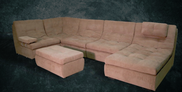 П-образный диван Шад Премьер со столом-пуфом в Брянске