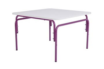 Детский растущий стол Фея Мой малыш, 0-1 гр., белый-фиолетовый в Брянске