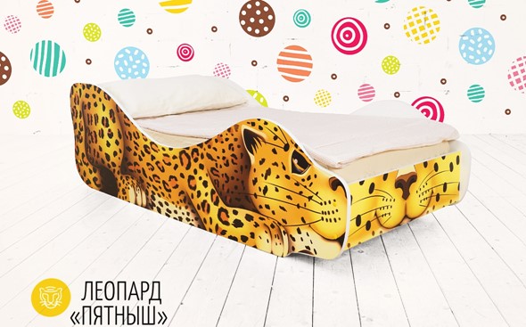 Детская кровать-зверенок Леопард-Пятныш в Брянске - изображение