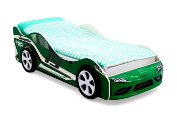 Кровать-машина детская Супра зеленая в Брянске