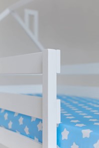 Двухэтажная детская кровать Домик с ящиками, цвет белый в Брянске - предосмотр 5