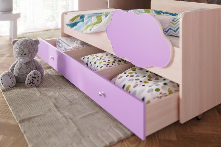 Детская 2-ярусная кровать Соник 1.6 с ящиком, Ясень Шимо в Брянске - изображение 1