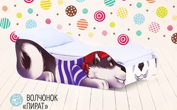 Детская кровать-зверенок Волчонок-Пират в Брянске - предосмотр