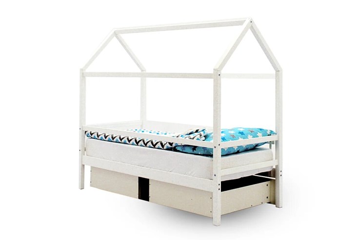 Кровать-домик в детскую Svogen белый в Брянске - изображение 5