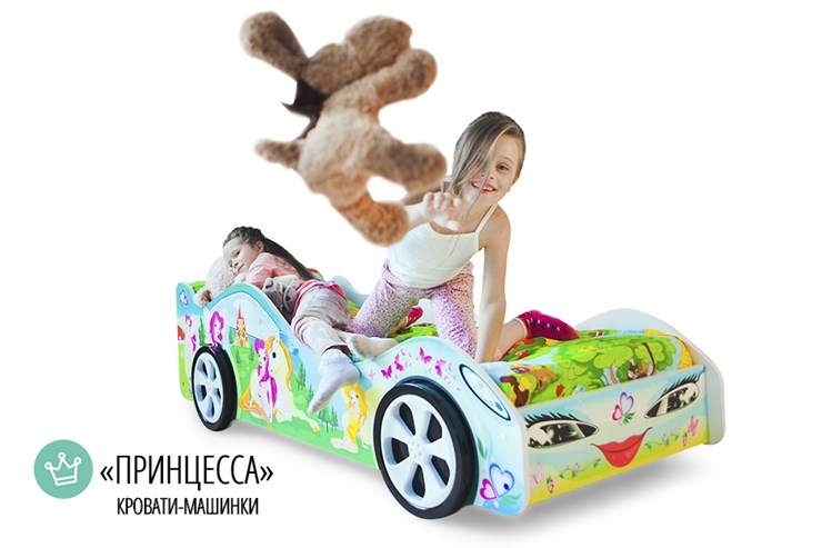 Детская кровать-машина Принцесса в Брянске - изображение 3