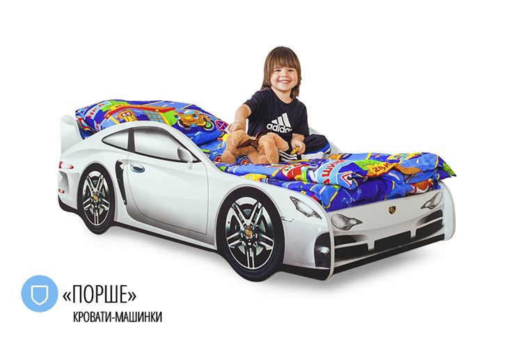 Кровать-машина детская Porsche в Брянске - изображение 1