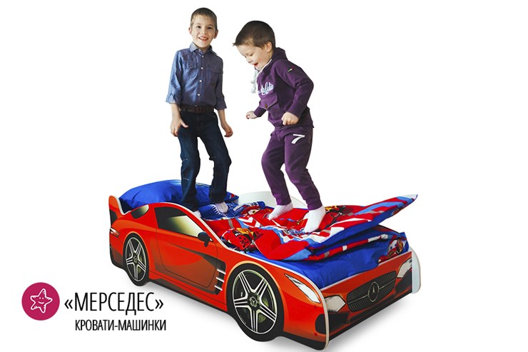 Детская кровать-машина Mercedes в Брянске - изображение 1