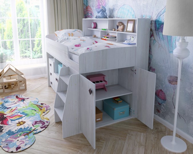 Кровать-чердак в детскую Малыш-5, цвет Винтерберг в Брянске - изображение 6