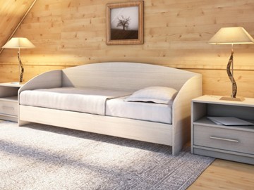 Подростковая кровать Этюд Софа, 90х200, ясень шимо светлый в Брянске