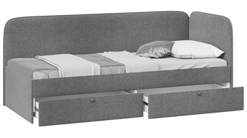 Подростковая кровать Молли тип 1 (90), Микровелюр Scandi Graphite 22 в Брянске - предосмотр 1