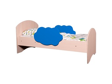 Детская кровать Тучка, корпус Дуб млечный, фасад Синий в Брянске