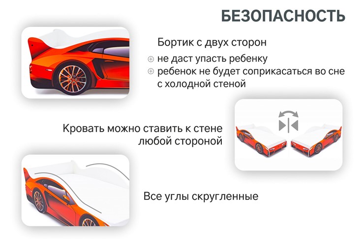 Кровать-машина Lamborghini в Брянске - изображение 7