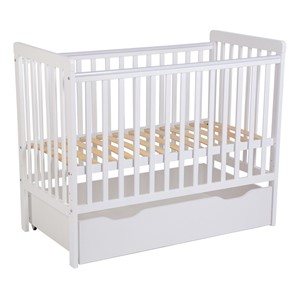 Кроватка для новорожденных POLINI Kids Simple 310-03 Белый в Брянске - предосмотр