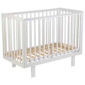 Кровать для новорожденных серия 3400 POLINI Kids Simple 340 Белый в Брянске - предосмотр