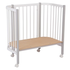 Кроватка детская приставная POLINI Kids Simple 105 Белый / Серый в Брянске - предосмотр 6