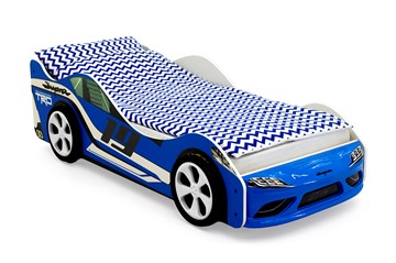 Кровать-машина Супра синяя в Брянске