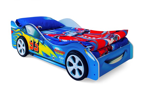 Детская кровать-машина Тачка синяя в Брянске - изображение