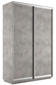 Шкаф 2-дверный Экспресс (ДСП) 1400х450х2400, бетон в Брянске - предосмотр