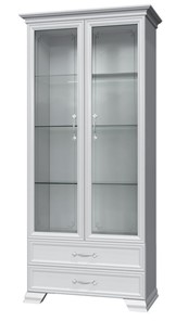 Шкаф-витрина Грация ШР-2, белый, 2 стекла в Брянске