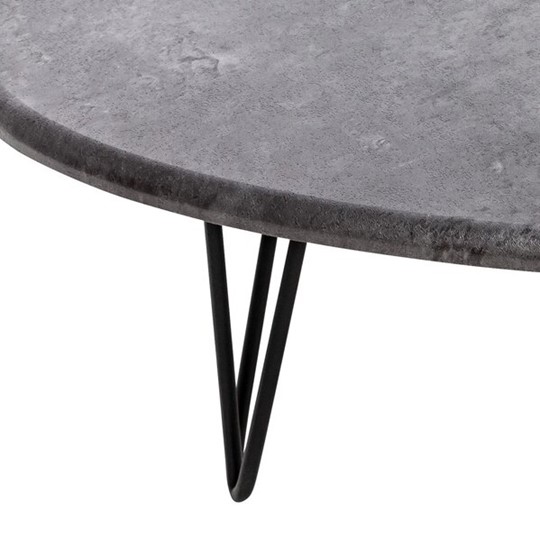 Журнальный столик Дадли (Черный/Серый бетон) в Брянске - изображение 5
