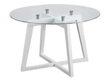 Стеклянный столик Мебелик Рилле-445 (белый) в Брянске