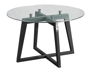 Стеклянный журнальный столик Рилле-445 (серый графит) в Брянске