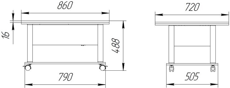 Складной стол-трансформер Дебют-3, венге светлый/белый в Брянске - изображение 1