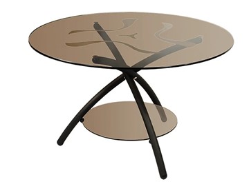 Стеклянный столик Дуэт 3 (черный-тонированное) в Брянске