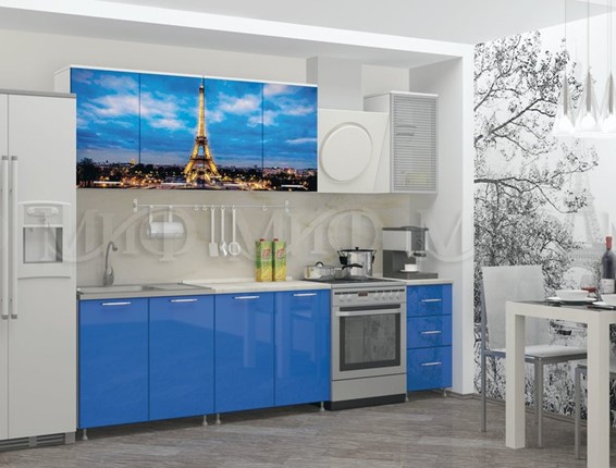 Гарнитур на кухню фотопечать Париж 1,7 в Брянске - изображение