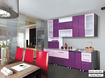 Кухня Мыло 224 2600, цвет Фиолет/Пастель фиолет в Брянске