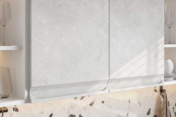 Модульный гарнитур Вельвет, бетон графит/бетон снежный в Брянске - предосмотр 4