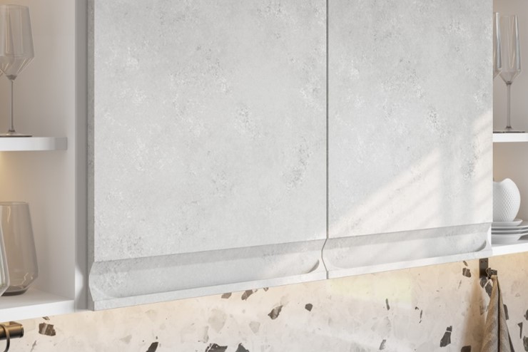 Модульный гарнитур Вельвет, бетон графит/бетон снежный в Брянске - изображение 4