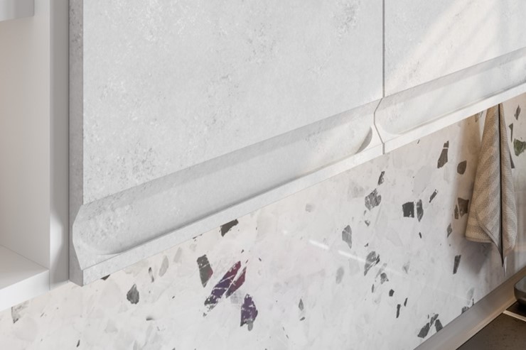 Модульный гарнитур Вельвет, бетон графит/бетон снежный в Брянске - изображение 5