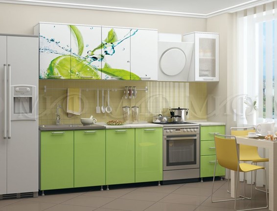 Гарнитур кухонный фотопечать Лайм 1,6 в Брянске - изображение