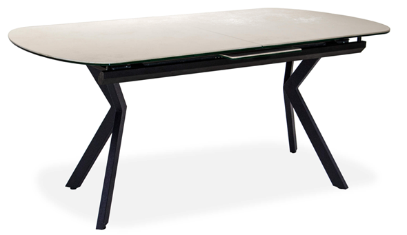 Обеденный раздвижной стол Шамони 2CX 160х90 (Oxide Avorio/Графит) в Брянске - изображение