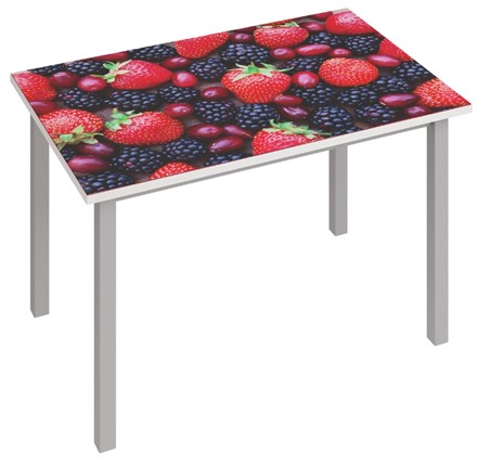Кухонный раскладной стол Фристайл-3, Ягоды в Брянске - изображение