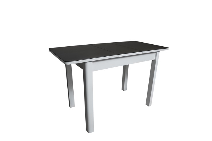 Кухонный стол раскладной Айсберг-1СТ белое-черное в Брянске - изображение 1
