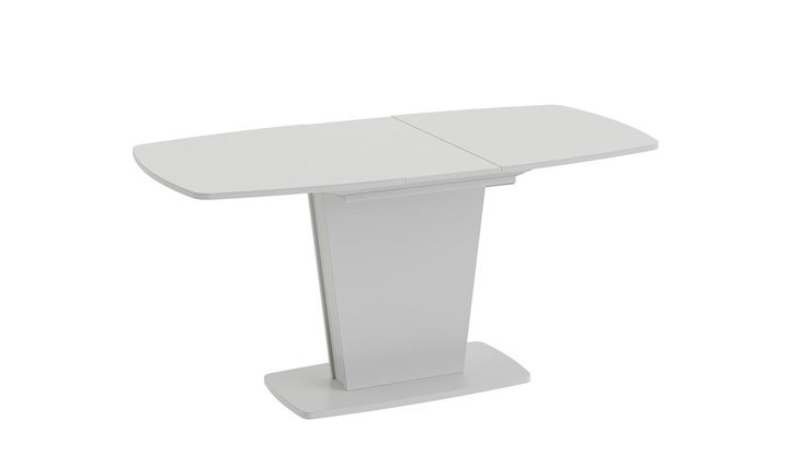 Стол раздвижной Честер тип 2, цвет Белый/Стекло белый глянец в Брянске - изображение 1