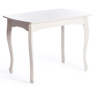 Обеденный раздвижной стол Caterina Provence, бук/мдф, 100+30x70x75, Ivory white арт.19129 в Брянске