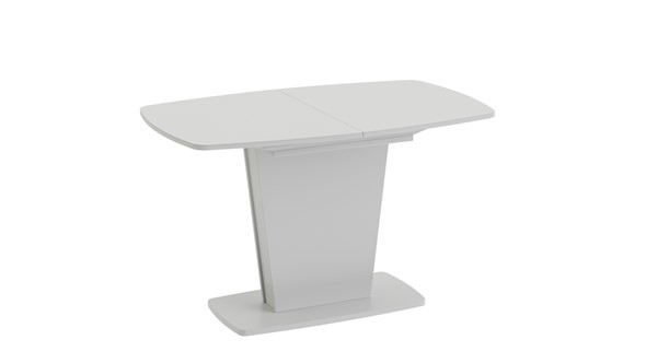 Стол раздвижной Честер тип 2, цвет Белый/Стекло белый глянец в Брянске - изображение
