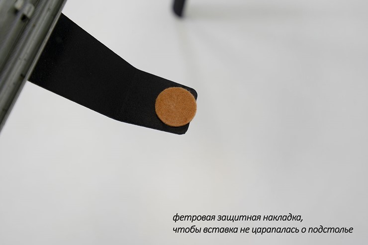 Раздвижной стол Дали-2L(ноги черные, дуб табако) в Брянске - изображение 6
