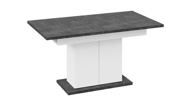 Кухонный раскладной стол Детройт тип 1 (Белый/Ателье темный) в Брянске - изображение 3