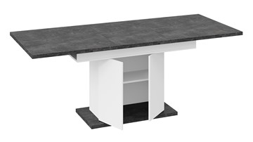 Кухонный раскладной стол Детройт тип 1 (Белый/Ателье темный) в Брянске - предосмотр 5