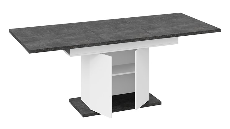 Кухонный раскладной стол Детройт тип 1 (Белый/Ателье темный) в Брянске - изображение 5