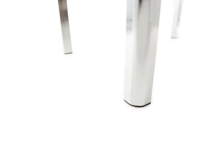 Стол раздвижной Гамбург исп. мини, Пластик (Дерево темное, опоры хром) в Брянске - изображение 4
