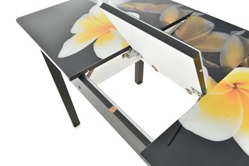 Кухонный раздвижной стол Гамбург исп.2 ноги метал. крашеные №23, Фотопечать (Дерево №30) в Брянске - предосмотр 5