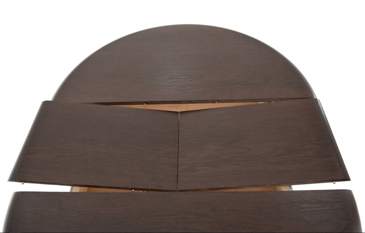 Раздвижной стол Леонардо-1 исп. Круг 820, тон 4 (Морилка/Эмаль) в Брянске - изображение 5